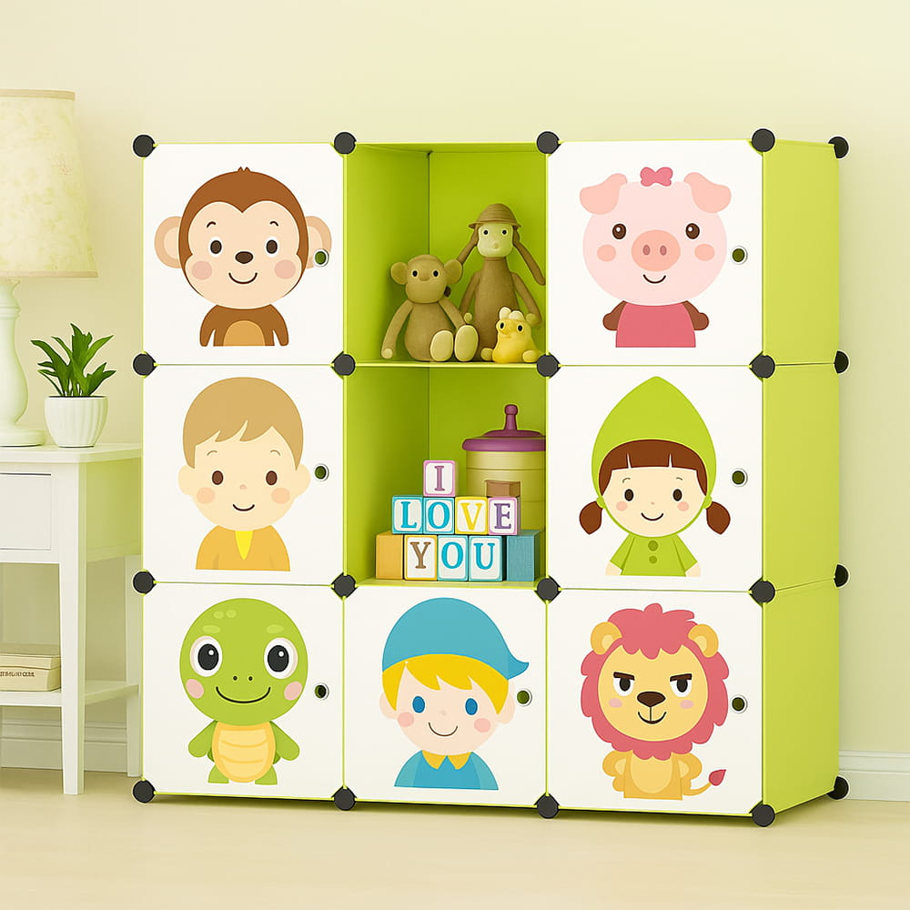 Armoire modulable pliable pour enfants – Organisation intelligente au design coloré