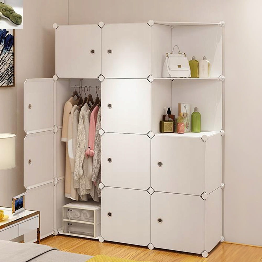 Armoire pliable 147×111×47 cm – idéale pour les petits espaces, montage rapide.
