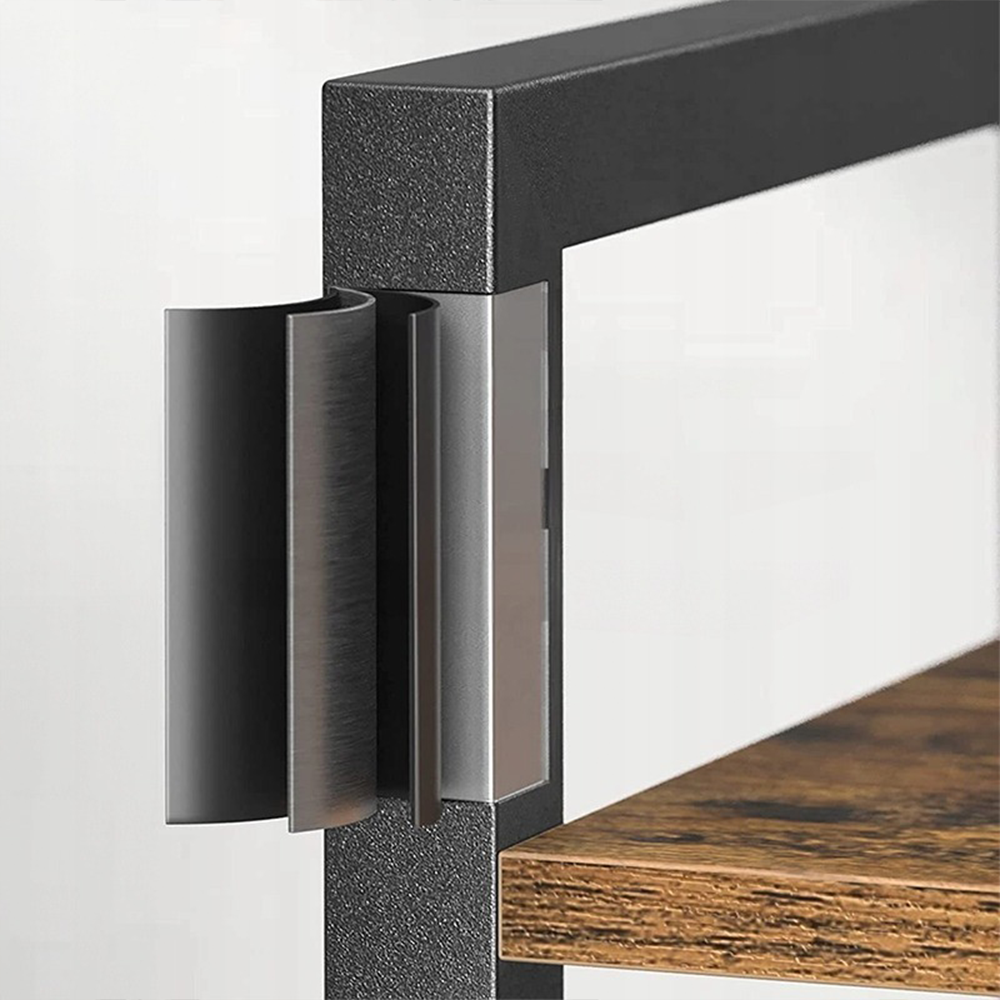 Étagère étroite de style industriel loft – 40 x 30 x 187,5 cm, avec structure en métal.