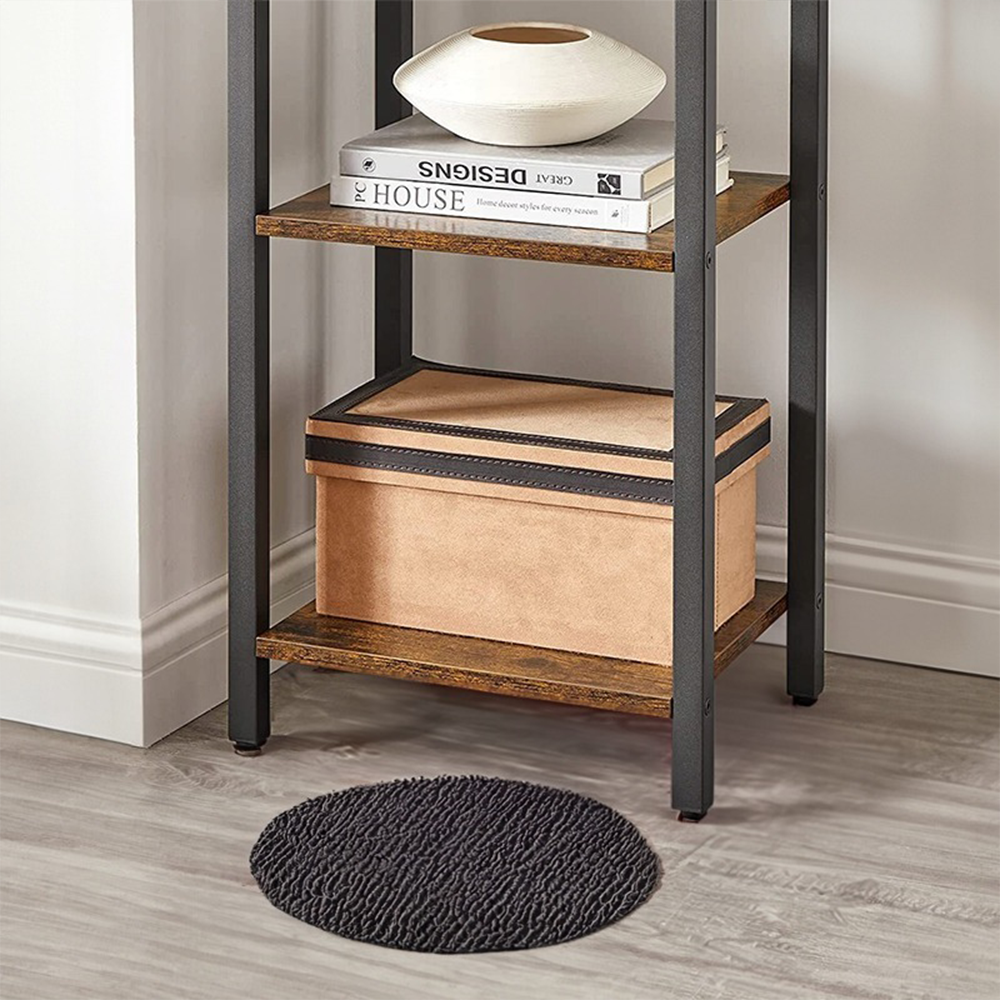Étagère étroite de style industriel loft – 40 x 30 x 187,5 cm, avec structure en métal.