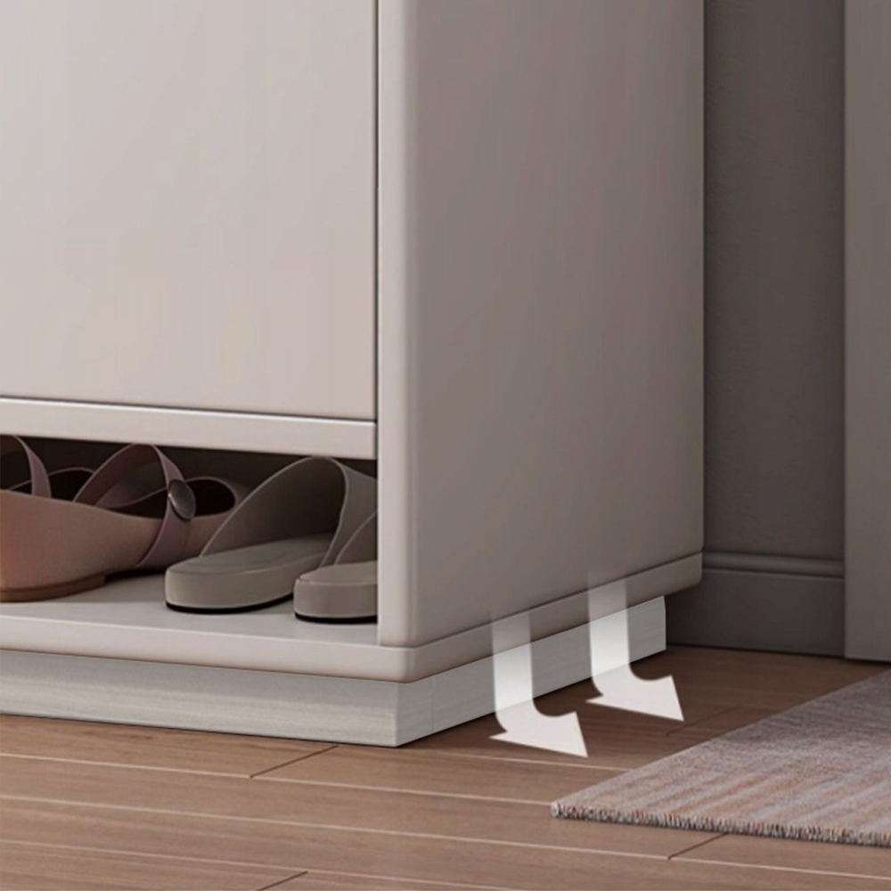 Meuble à chaussures blanc 60 x 80 x 32 cm – solution de rangement compacte et élégante.