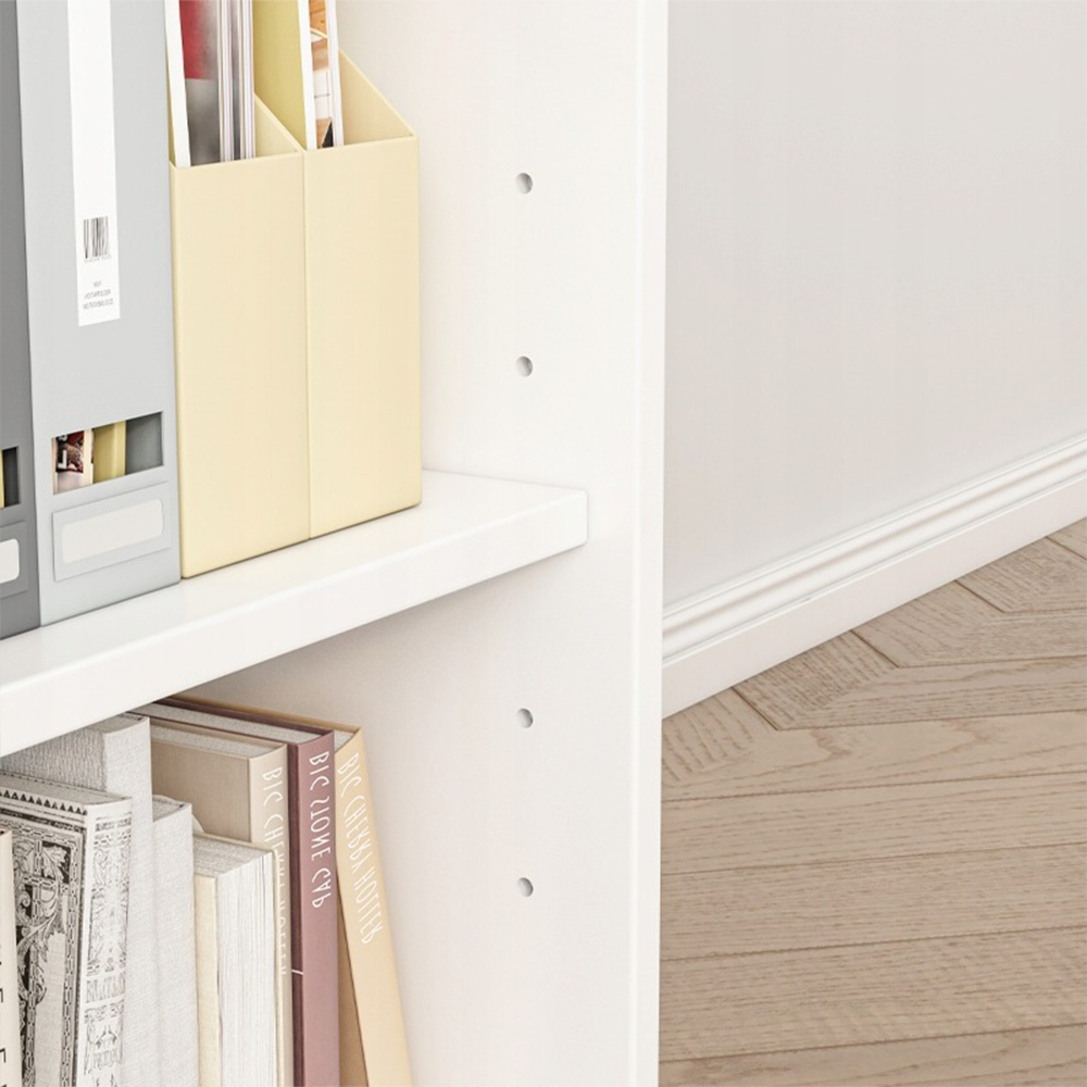 Armoire blanche 60 cm – design moderne de style loft, idéale pour le bureau ou le télétravail.