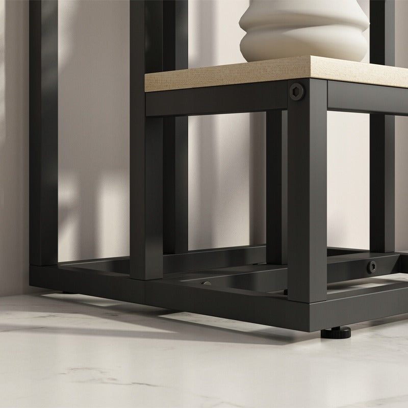 Support à plantes à 4 niveaux en métal – Élégant porte-plantes de style loft.