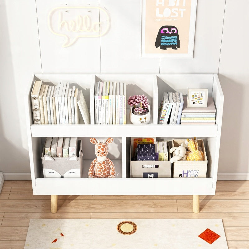 Bibliothèque pour enfants – meuble à magazines, rangement pour jouets, bibliothèque enfant autoportante, 60 cm.