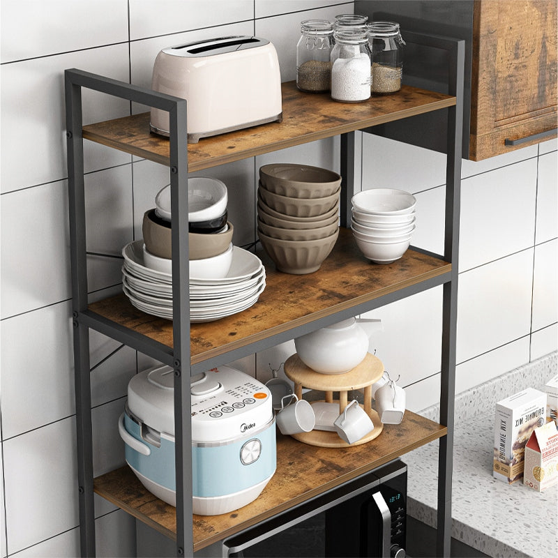 Étagère de style industriel – 66 x 30 x 186 cm, en MDF et métal, stable et élégante dans un design loft.