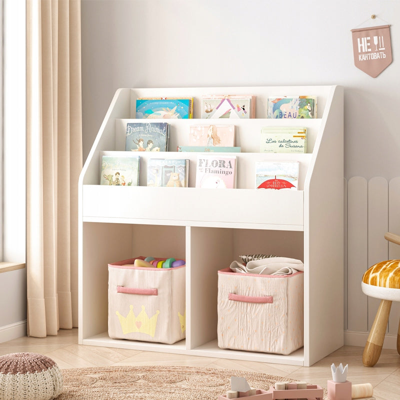 Étagère pour enfants – bibliothèque debout pour livres, journaux et jouets – 80 cm