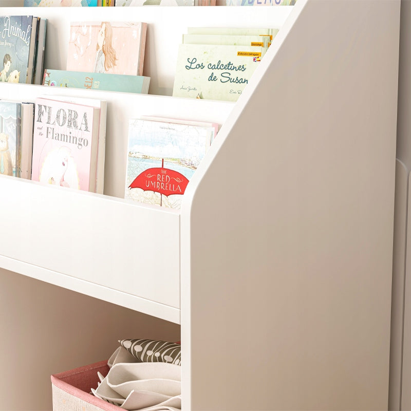 Étagère pour enfants – bibliothèque debout pour livres, journaux et jouets – 80 cm