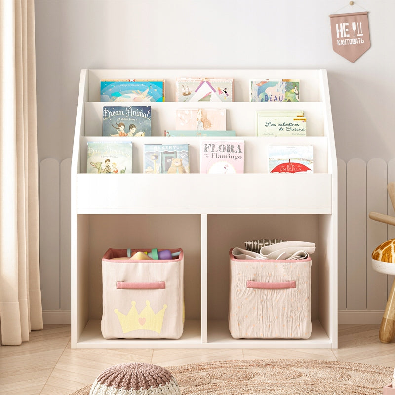 Étagère pour enfants – bibliothèque debout pour livres, journaux et jouets – 80 cm