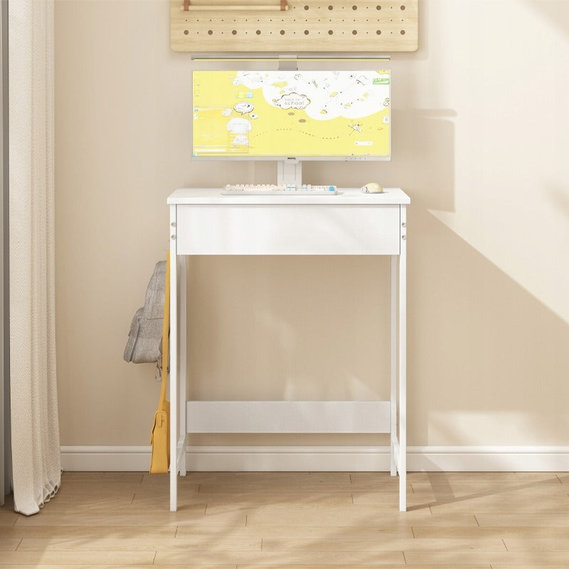 Bureau pour enfant avec tiroir – blanc, 60 cm.