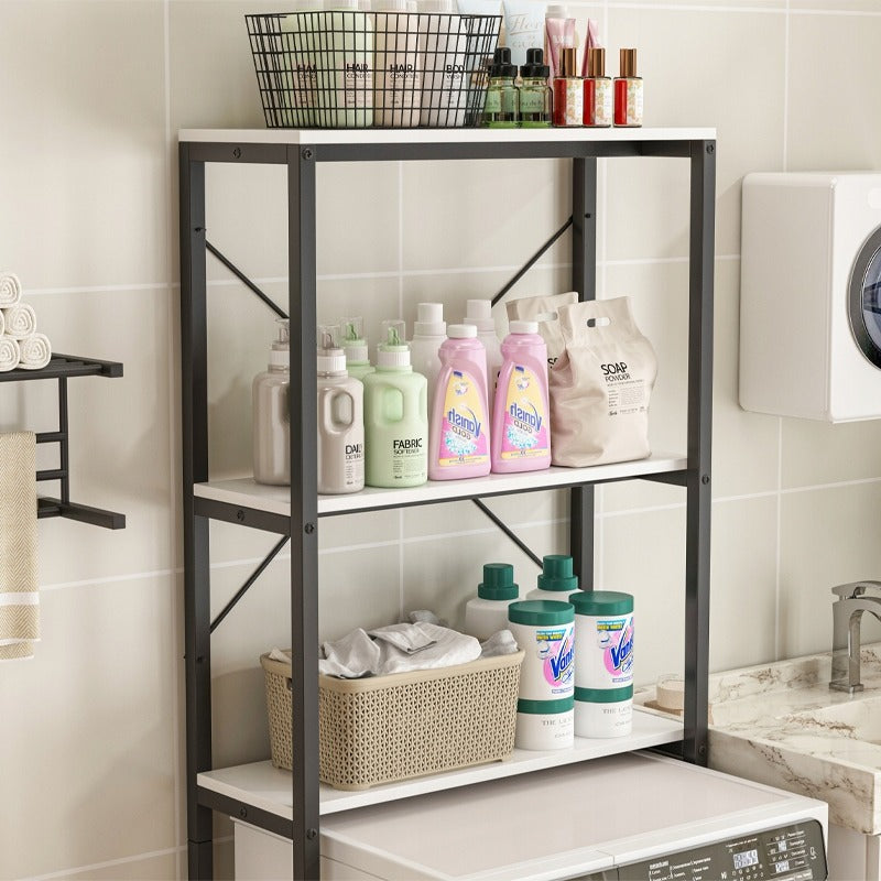 Étagère de salle de bain au-dessus de la machine à laver – style loft, 160 cm.
