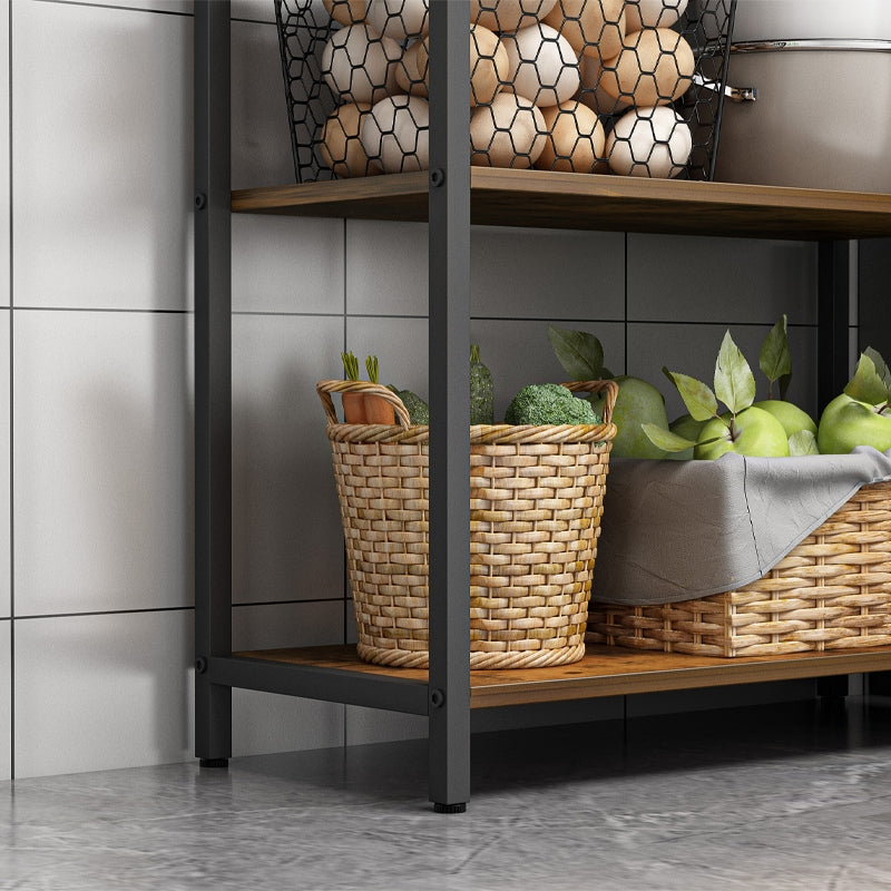 Étagère de style industriel – 66 x 30 x 186 cm, en MDF et métal, stable et élégante dans un design loft.