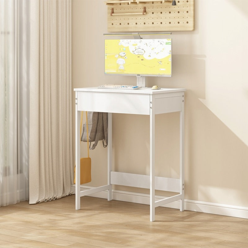 Bureau pour enfant avec tiroir – blanc, 60 cm.