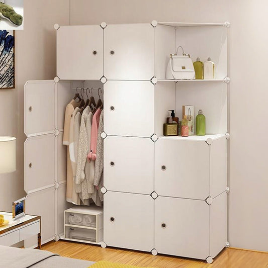 Armoire pliable 147×111×47 cm – idéale pour les petits espaces, montage rapide.