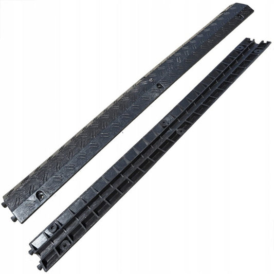 Rampe passe-câbles 100 x 10 x 2 cm – Protection robuste pour câbles extérieurs