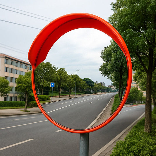 Miroir de circulation, 45 cm – visibilité améliorée aux intersections et dans les virages.