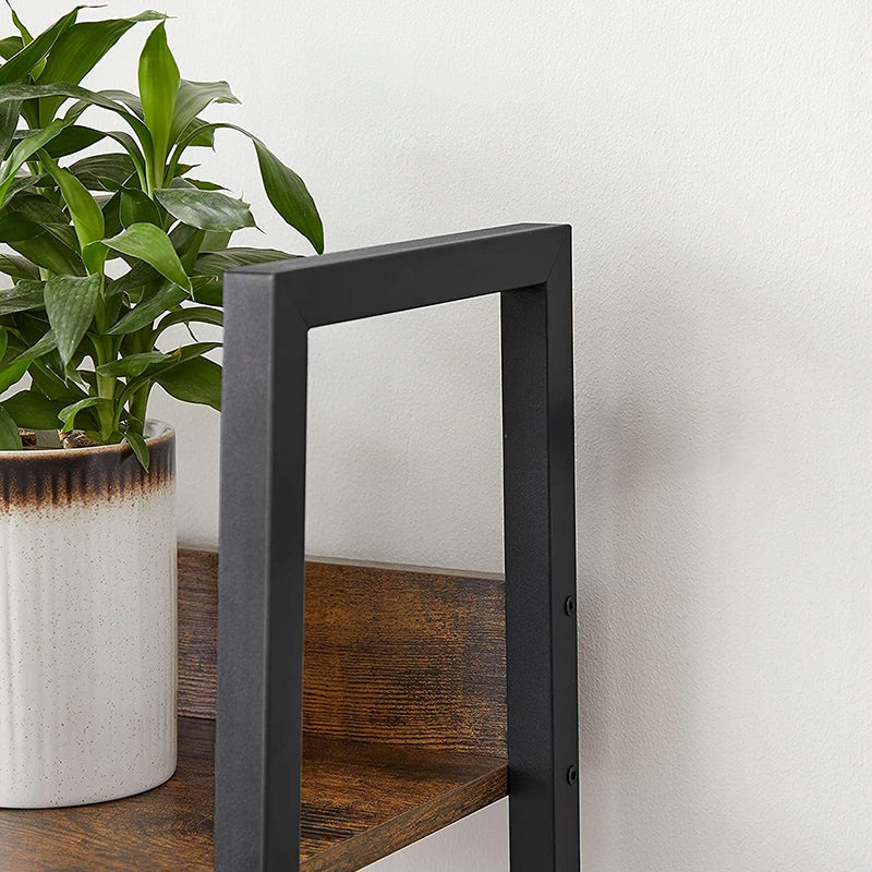 Étagère de style industriel avec cadre en métal – 170 x 33,8 x 30 cm, design moderne.