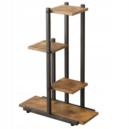 Support à plantes de style loft rustique – Étagère à plantes pour pots de fleurs