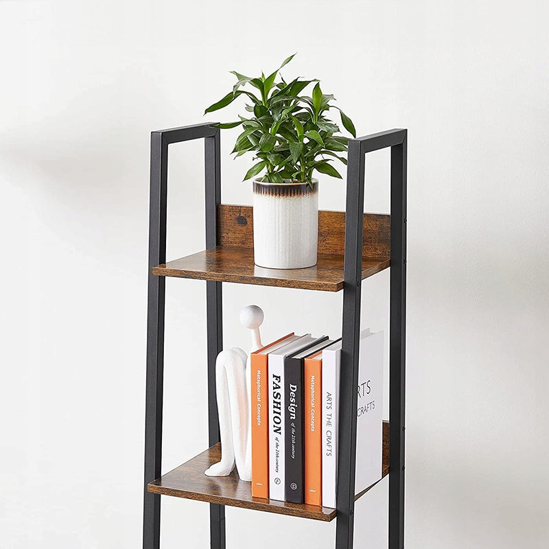 Étagère de style industriel avec cadre en métal – 170 x 33,8 x 30 cm, design moderne.