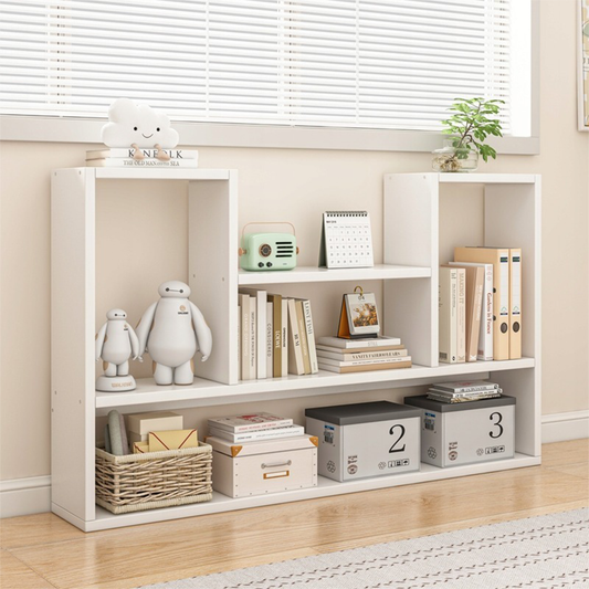 Étagère murale blanche 100 x 60 x 16 cm – Design moderne, idéale pour les livres et les objets de décoration