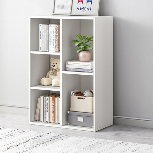 Étagère blanche 80 x 50 cm – Étagère ouverte au style scandinave, idéale pour les livres et les objets de décoration.