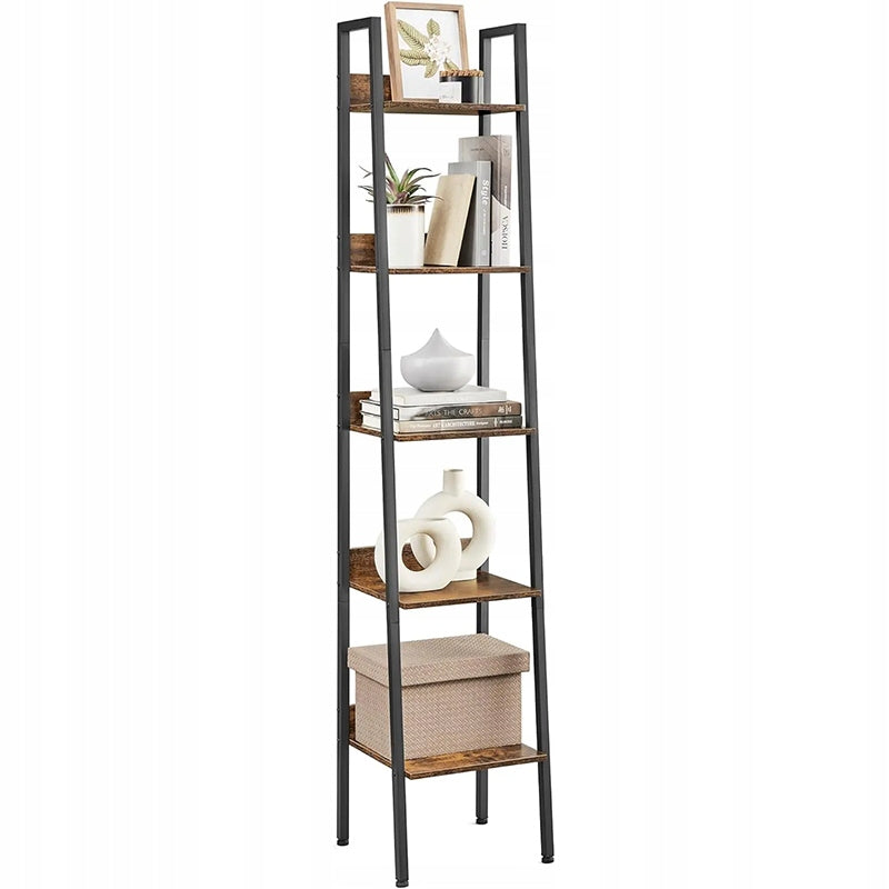 Étagère de style industriel avec cadre en métal – 170 x 33,8 x 30 cm, design moderne.